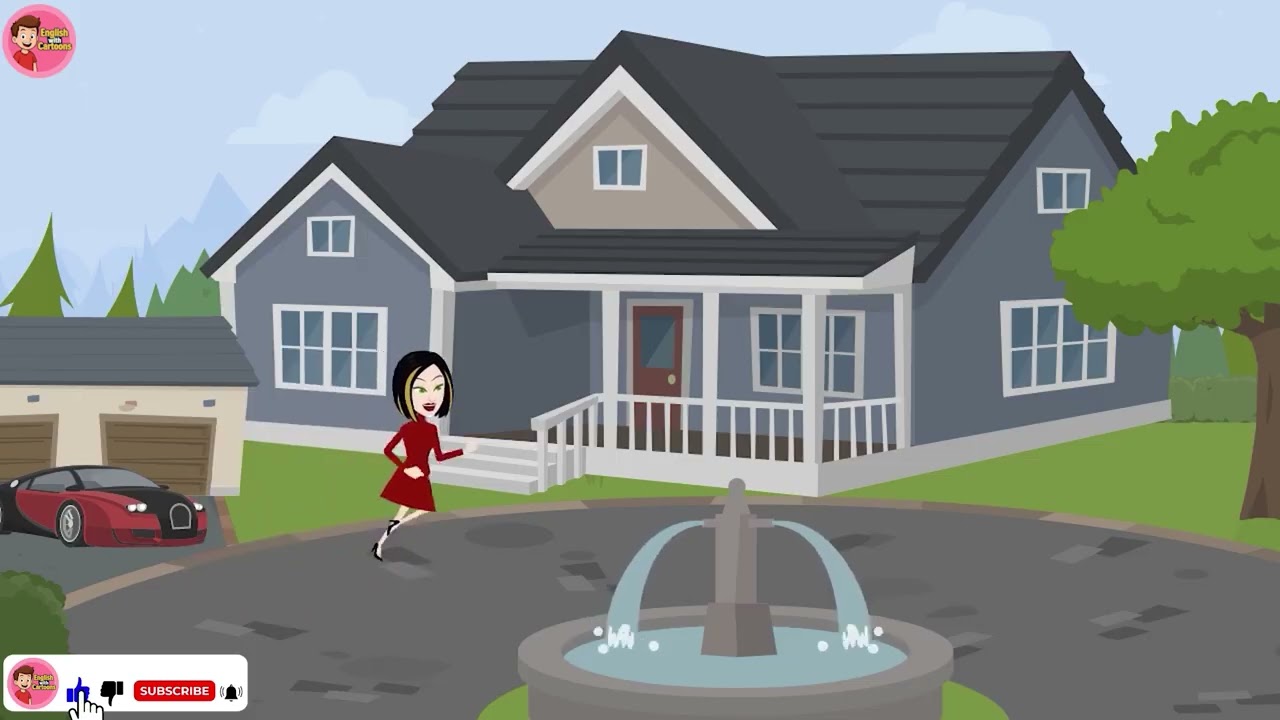 Jealous Friend Part 1 | Rich Husband Big House and Hidden Feelings | English Cartoon Story New Video