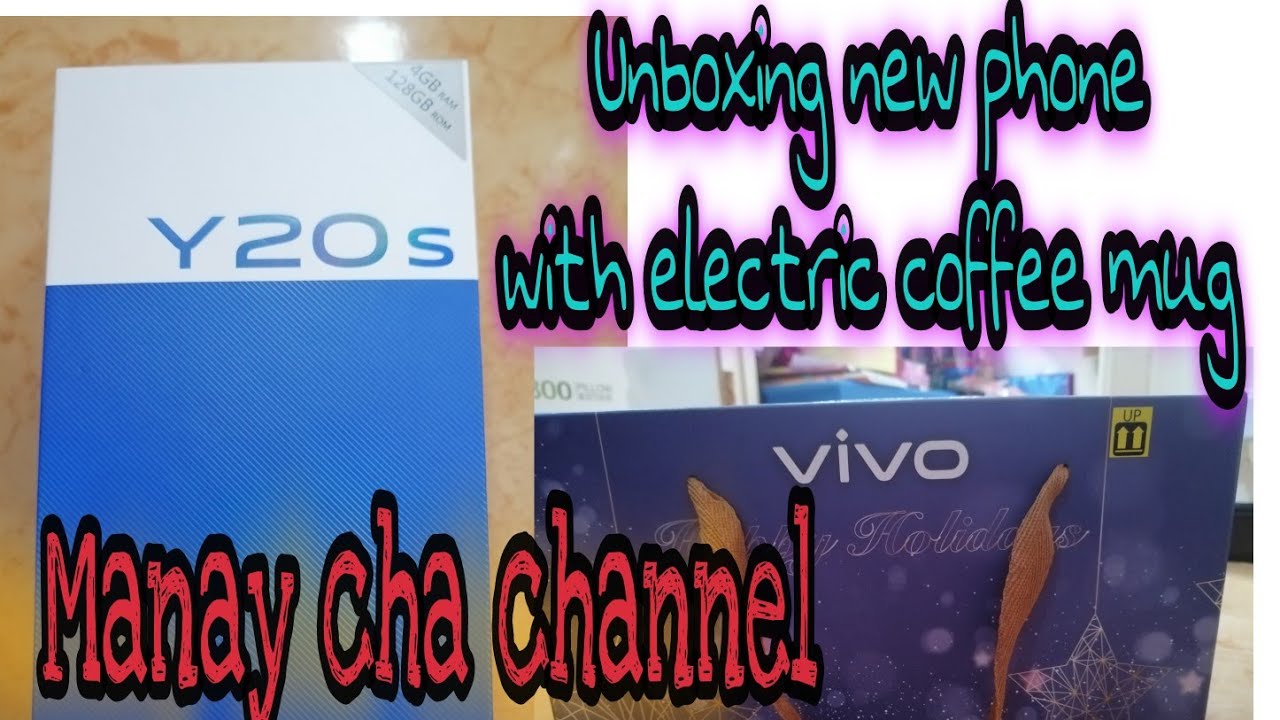 UNBOXING NEW PHONE WITH FREE COFFEE MUG | MANAY CHA CHANNEL