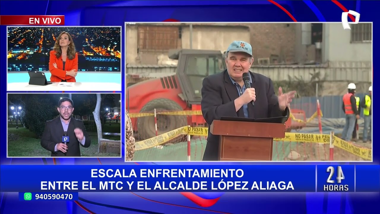 Ministro de Transportes a López Aliaga sobre tren Lima-Chosica: “Proyecto podría matar personas”