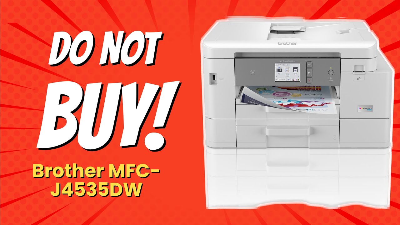 Обзор принтера Brother MFC-J4535DW INKvestment Tank – 10 причин НЕ покупать 🛑