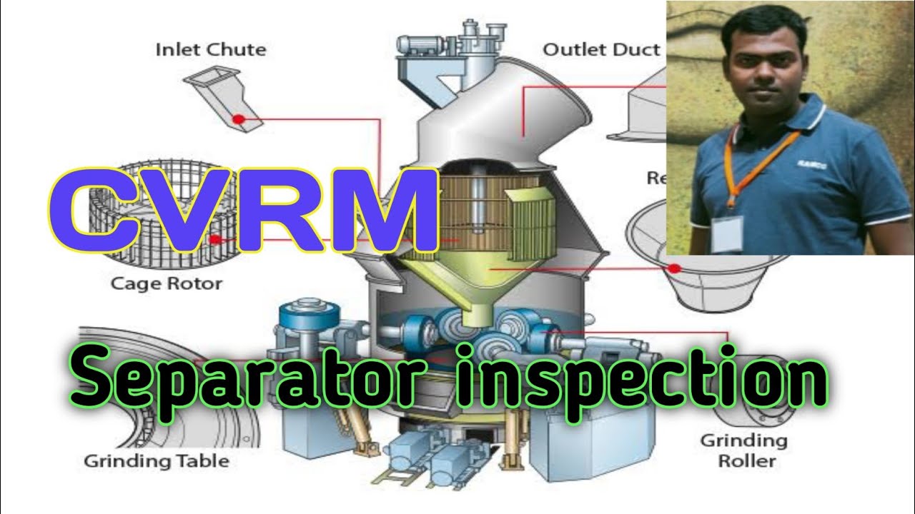 Cement mill separator maintenance sop//Cvrm static & dynamic separetor/cvrm separator inspection//