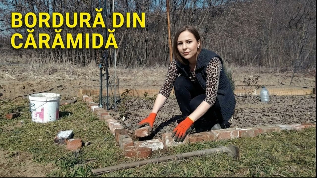 Bordura din caramida reciclata 🙃😱 - succes sau fail!? //Roxana-Alina