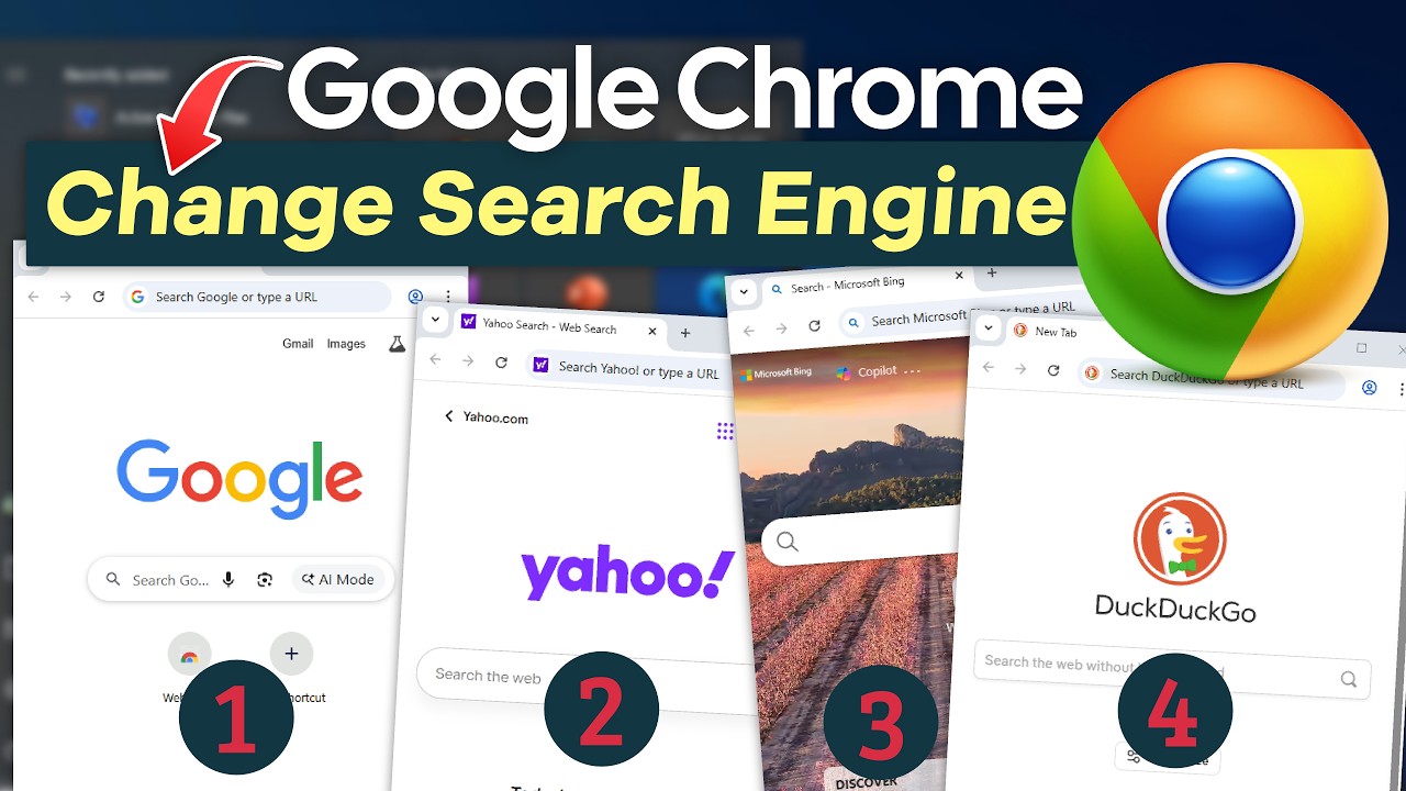 Как изменить поисковую систему по умолчанию в Google Chrome