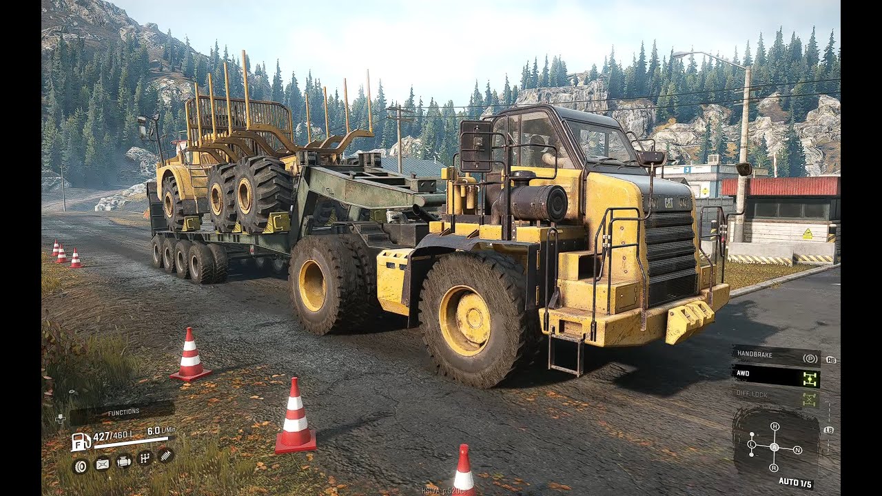 SnowRunner | High Saddle for CAT 770g (Testdrive)
