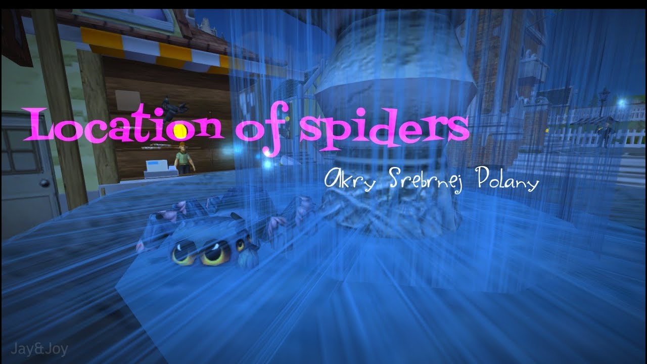 SSO: Location of spiders | Lokalizacje pająków | Akry Srebrnej Polany |