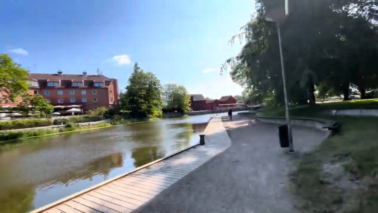 🇸🇪#nyköping. One of Sweden’s Oldest Towns, walk Tour to ‘Hamnen’.