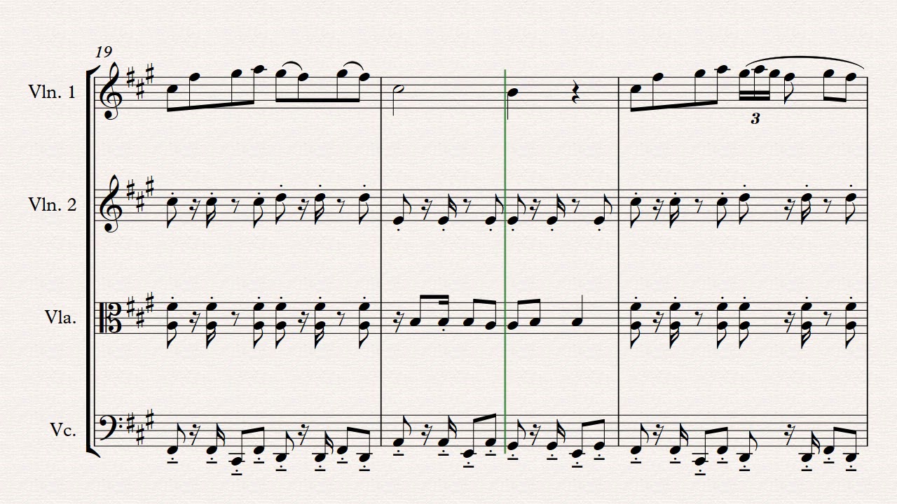 Cheap Trills String Quartet Sheet Music (Cover Sia Feat Pitbull)
