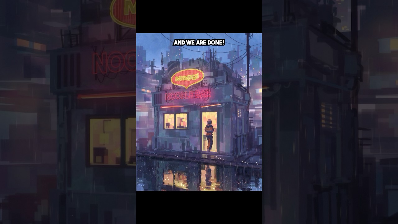 Maggi Noodle Bar #arttutorial #procreate #digitalart