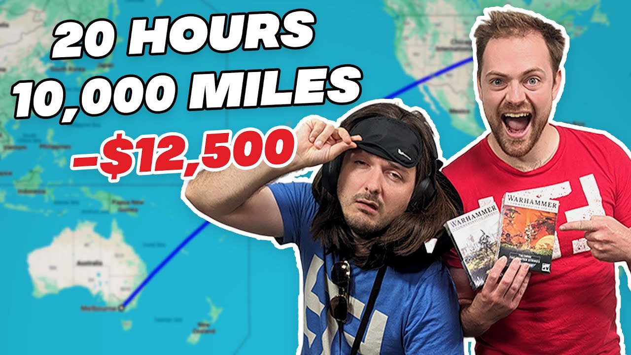 We flew 15,500km for Warhammer