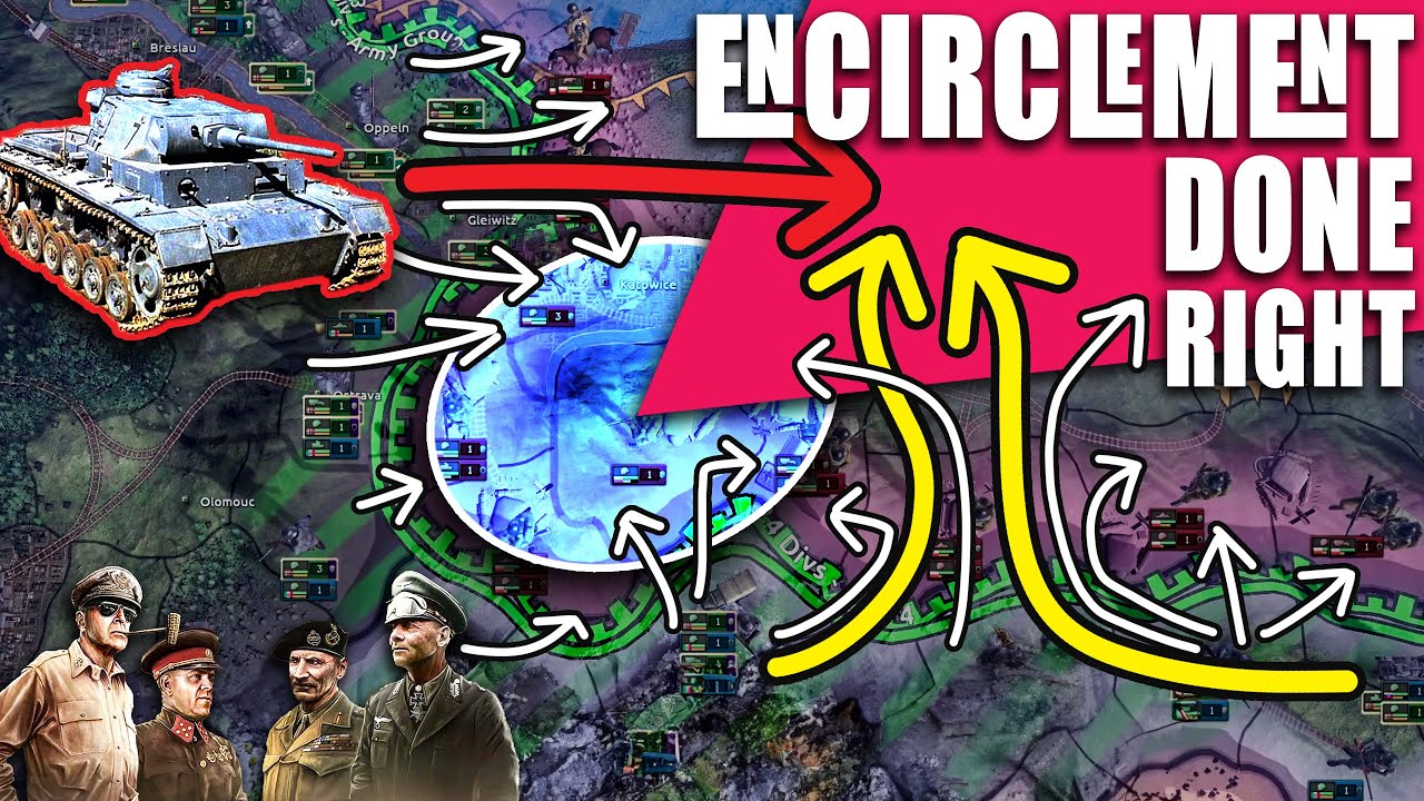 HOI4 Encirclement Guide | How to Encircle PROPERLY  (2023)
