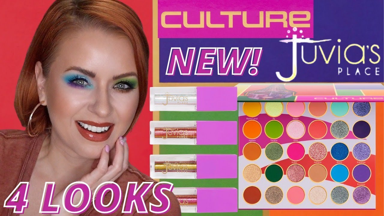 NEW Juvia's Place CULTURE COLLECTION Review + 4 LOOKS | Steff's Beauty Stash