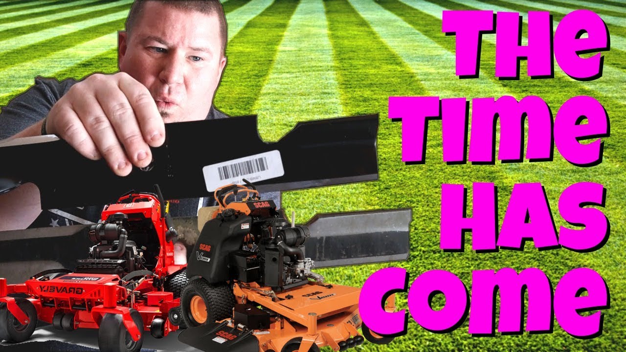 Lawn Care Mower Maintenance Blades, Grease, Cleaning | Scag V-Ride and Gravely Pro-Stance