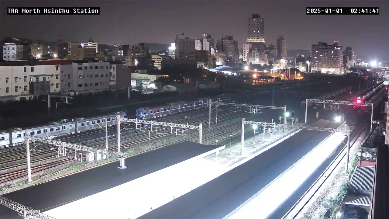 「夜間900！」2025-01-01 台鐵1413次 EMU900區間車 元旦加班車 北新竹車站 出站