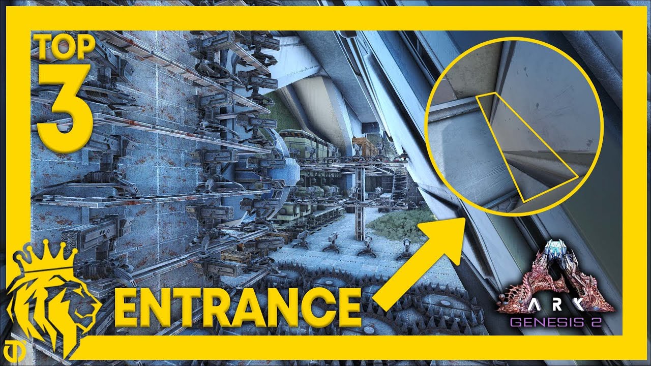 TOP 3 UNSEEN Rat Holes W/ FULL Base Designs on Genesis 2 | ARK: Survival Evolved