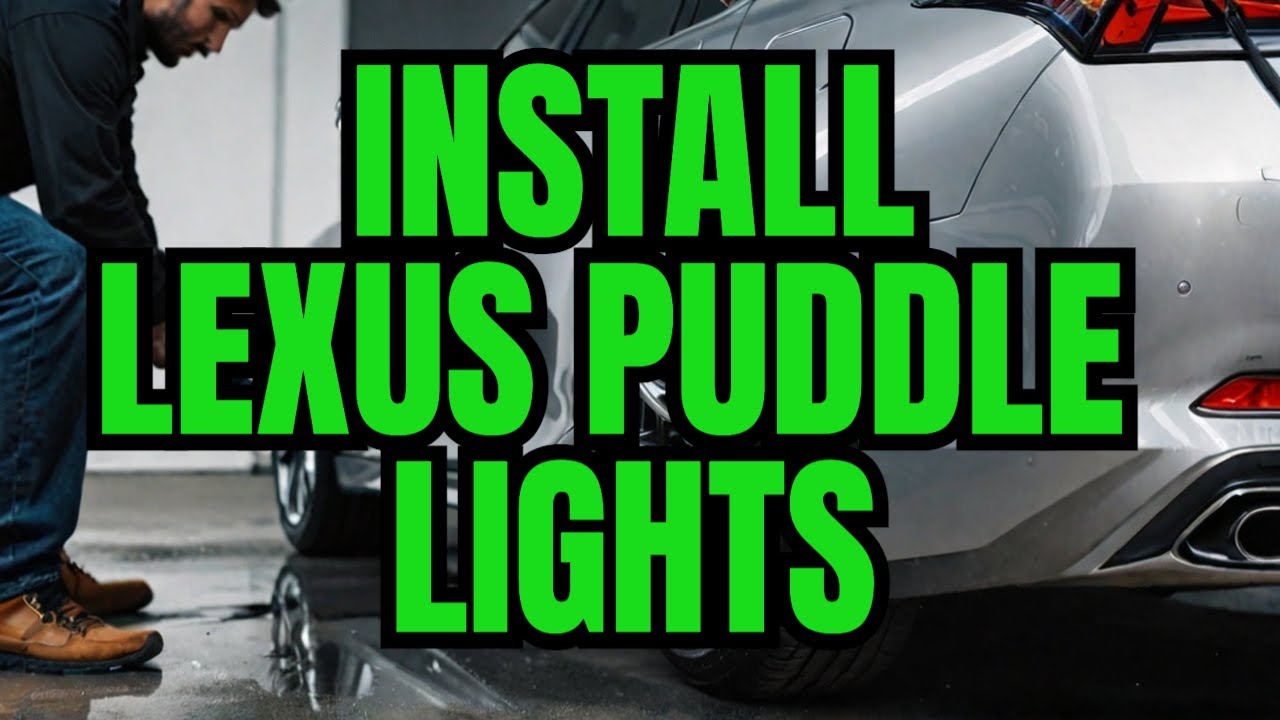 Lexus Puddle Lights Courtesy Door Lights How To Install