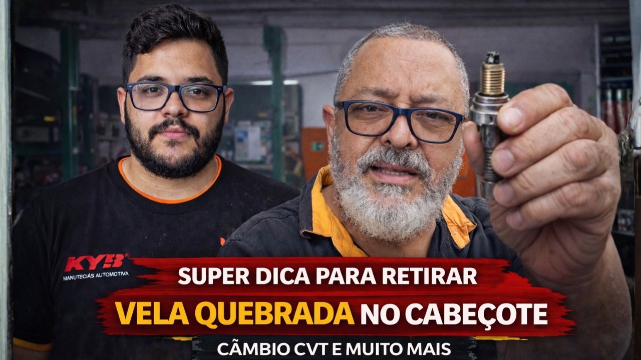 SUPER DICA PARA RETIRAR VELA QUEBRADA NO CABEÇOTE , CÂMBIO CVT E MUITO MAIS