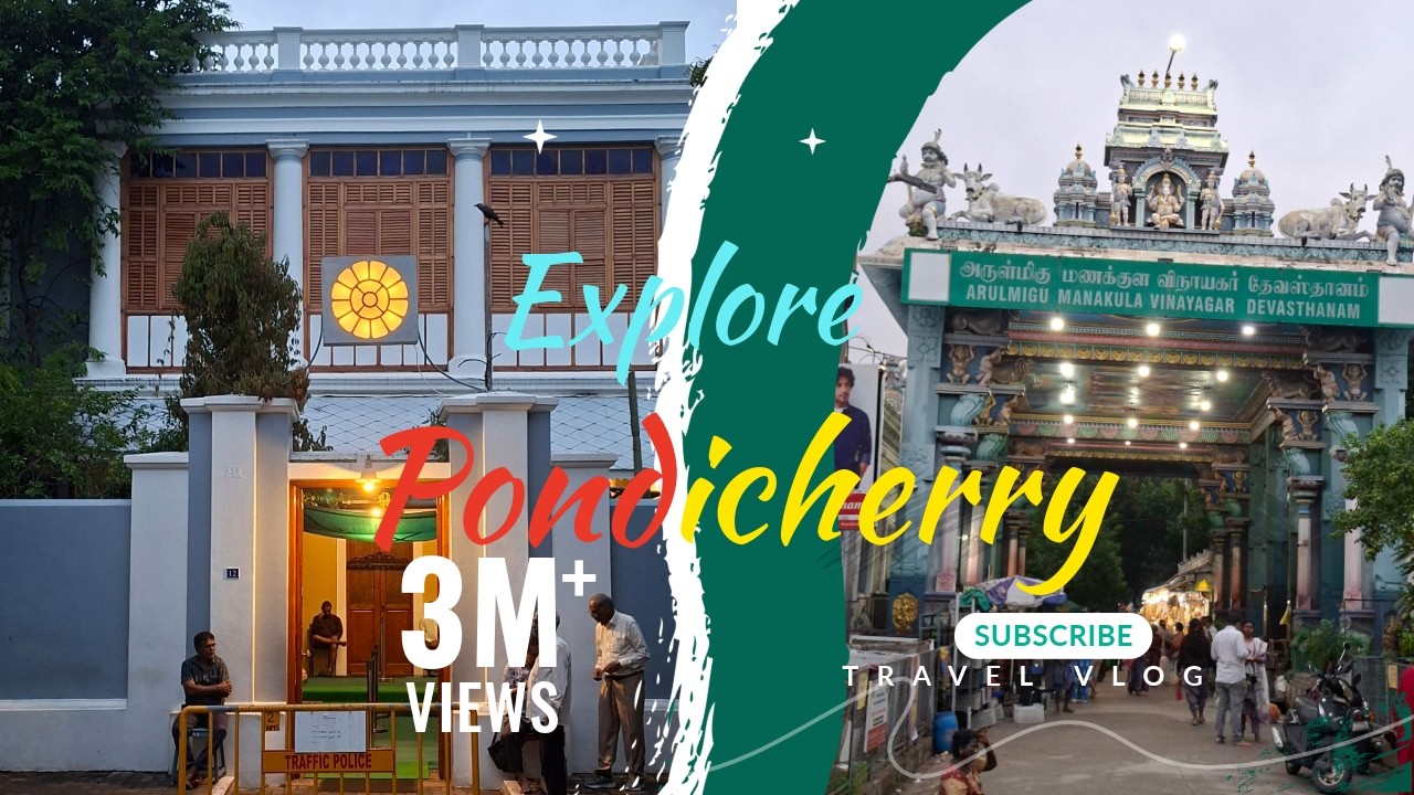 Ready To Explore Pondicherry But Rain Ruined Everything😰 || Day-01 || #travel #pondicherry #vlog