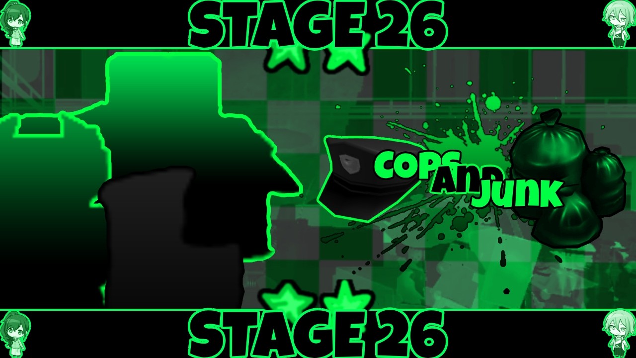 Roblox The Battle Bricks - Cops And Junk 2 Star Tumore Completion (Gachaless) (Stage 26)