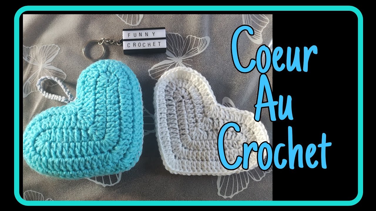 CROCHET  Cœur moelleux 💙