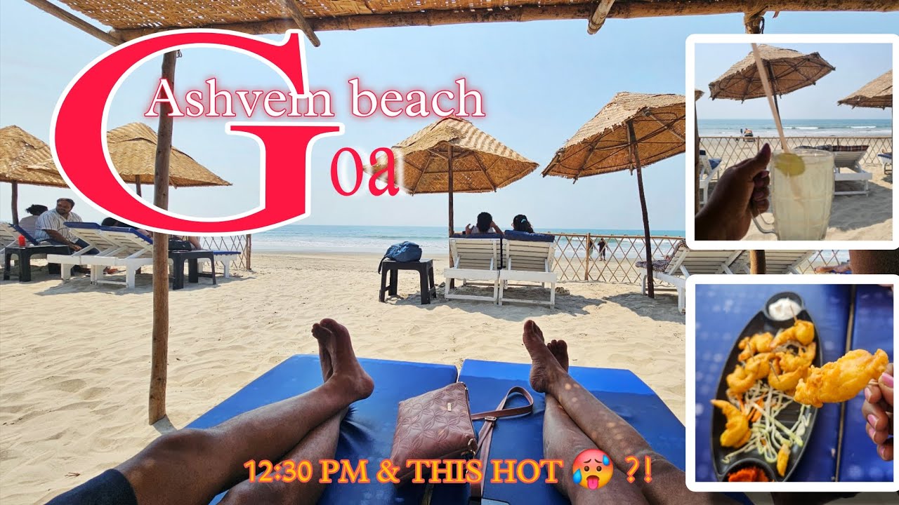 Less Crowd, Clean Beach & Pure Peace 🏄‍♀️ | Ashvem beach