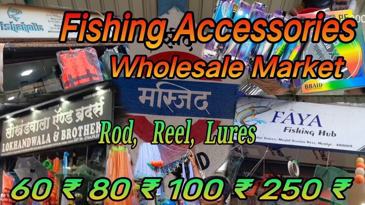 Fishing Rod Market |  Starting 60 ₹only | Fishing lures | Fishing Reel | Fishing Accessories  2024