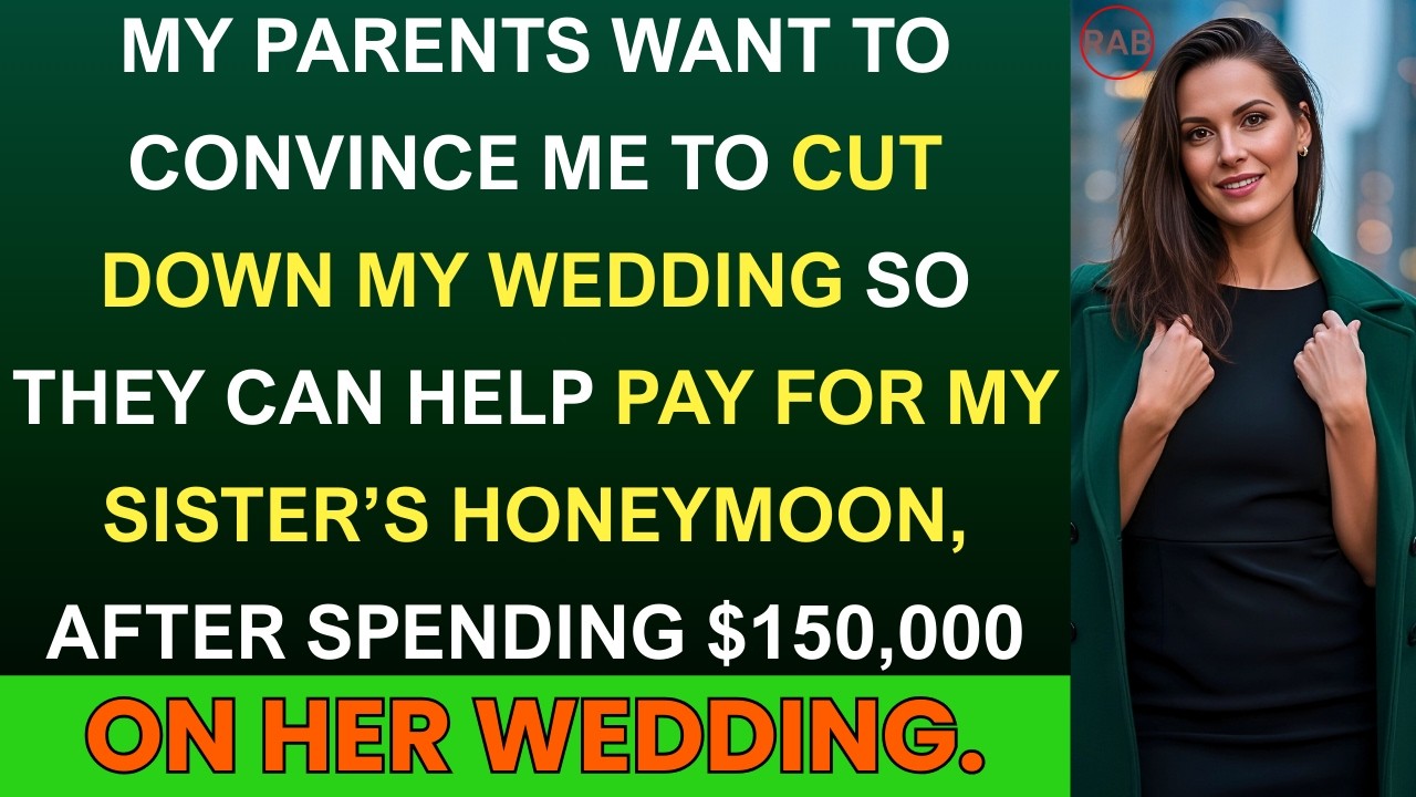 My Parents Want To Convince Me To Cut Down My Wedding So They Can Help Pay For My Sister’s Honeymoon
