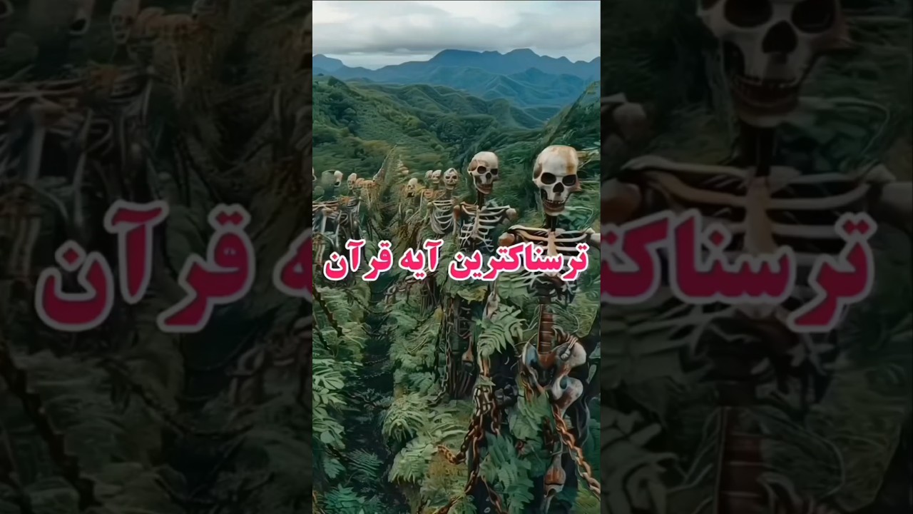 ترسناکترین آیه قرآن....! #ترس #روایت #معجزات #کائنات #قرآن کریم #معجزه شکر گذاری #shorts #ترند
