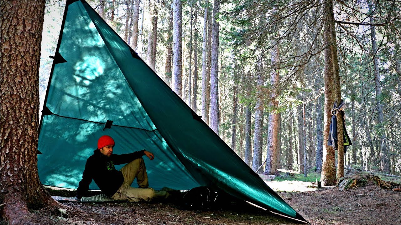 Tarp telo setup diversi Bushcraft Outdoor Survival - PeschoAnvi