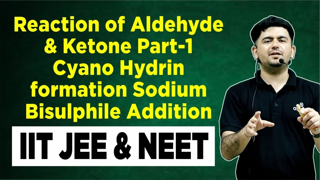 Reactions of aldehyde and ketones in Organic Chemistry  | IIT JEE & NEET | ATP STAR | Vineet Khatri