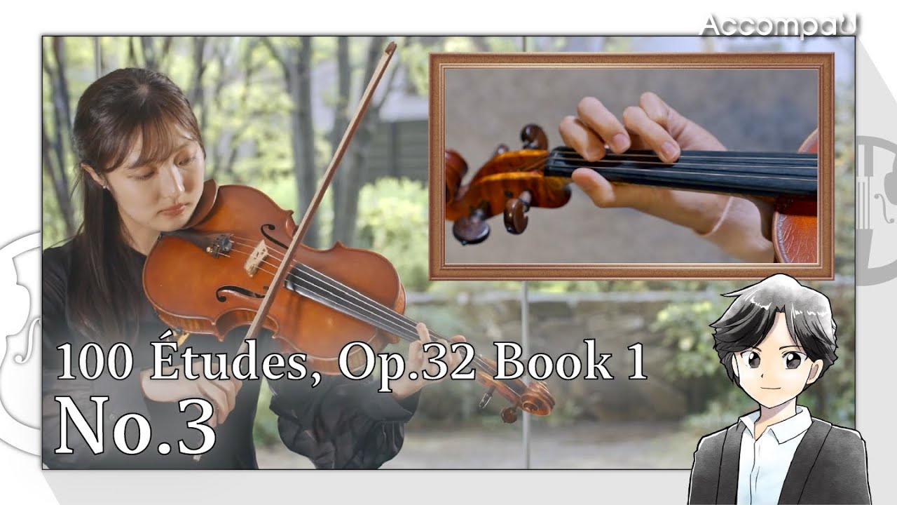 No.3  | H.Sitt | 100 Études, Op.32 Book 1【Practice Version】