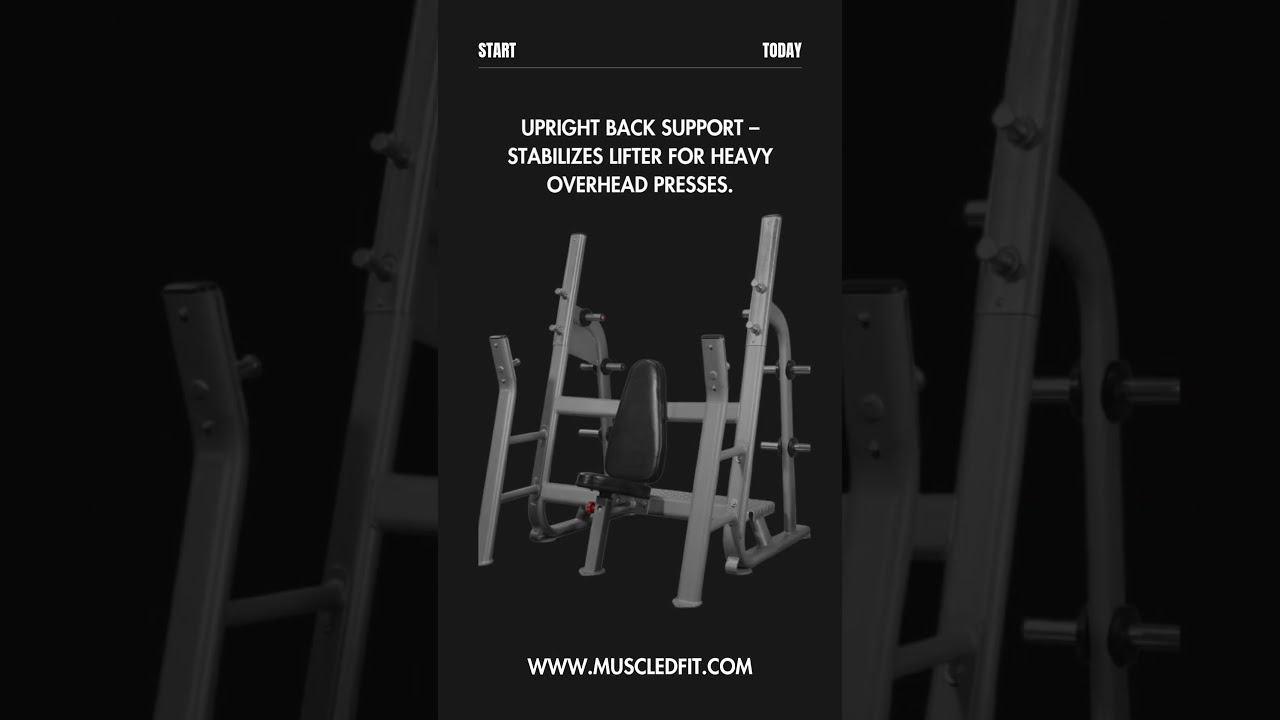 Muscle D Fitness Elite Olympic Military Bench (FW-OMBE)
