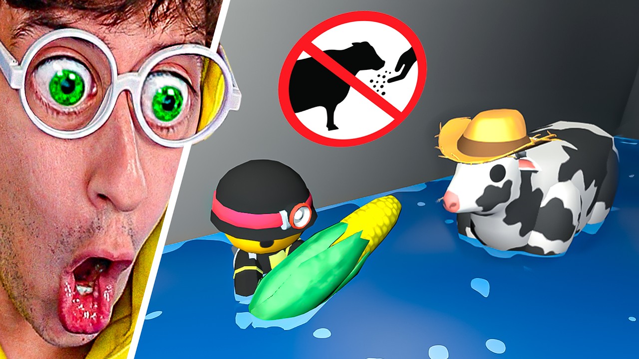 EXPERIMENTO con VACA ALIEN 🐮👽!! (Hermanos Detectives 🚨👮🏻‍♂️) - Wobbly Life #292