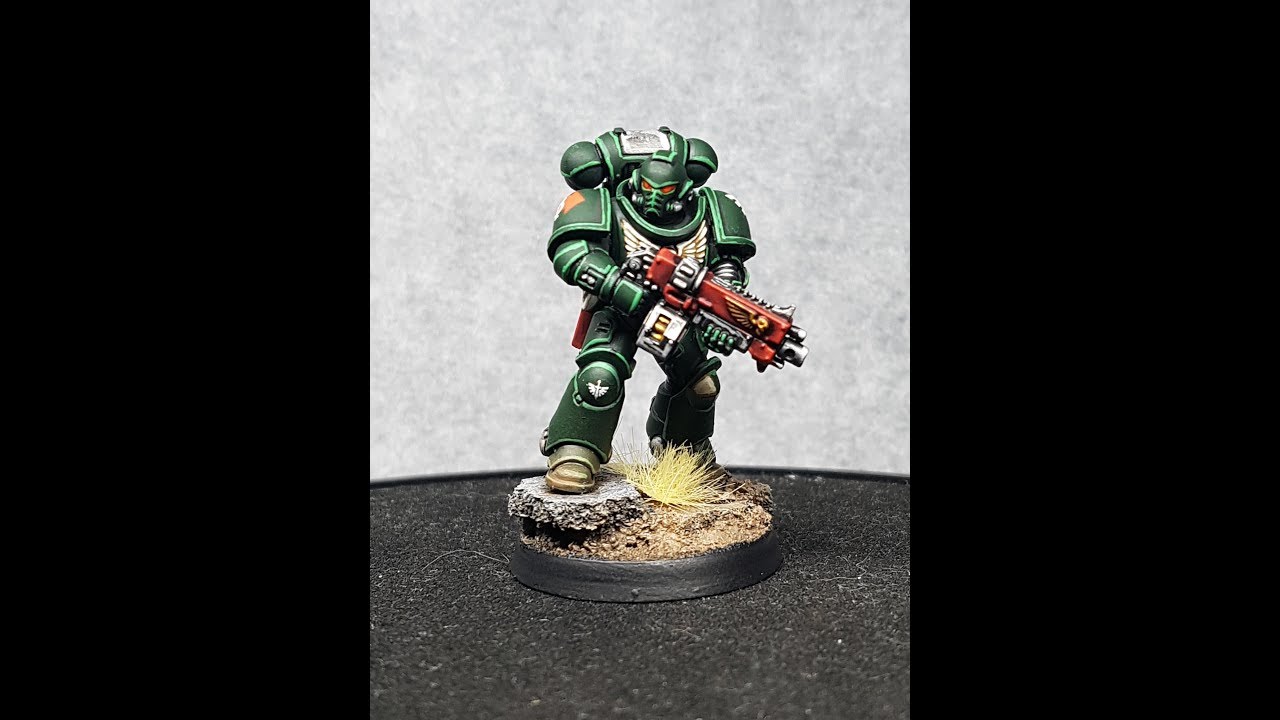 How to paint Dark Angels
