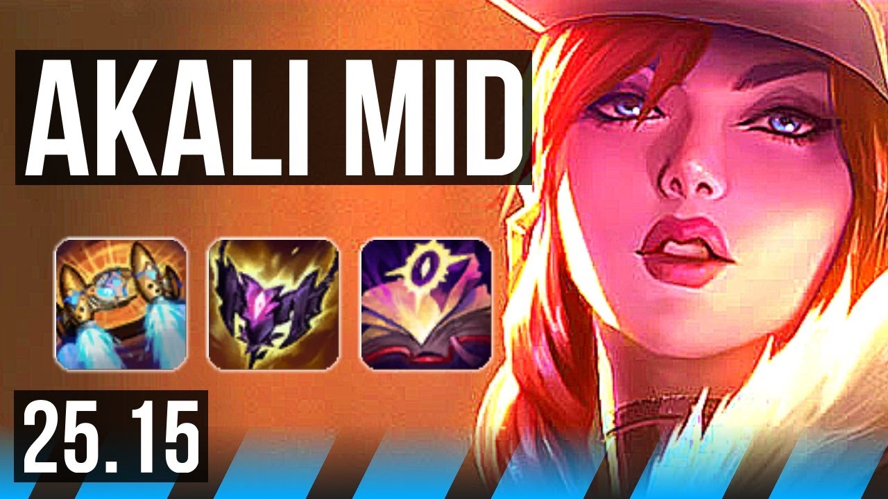 AKALI vs YONE (MID) | 13/1/4, Legendary | KR Challenger | 25.15