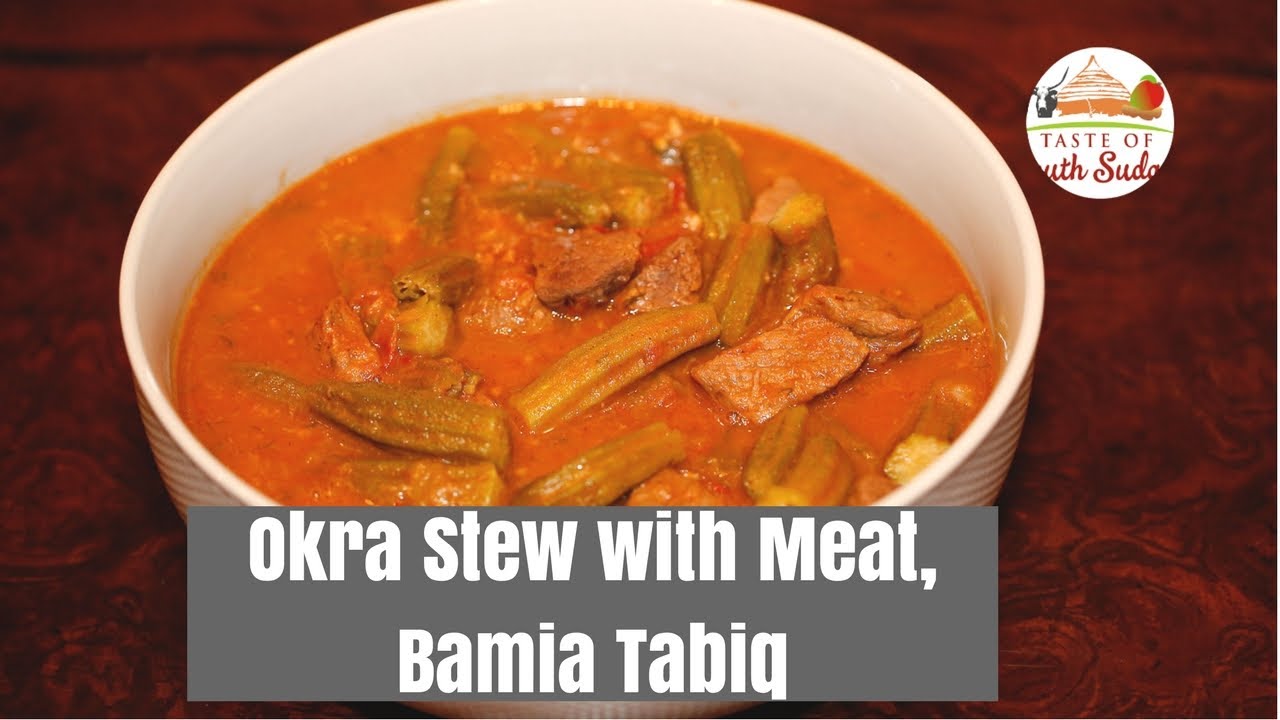 Okra Stew with Meat, Bamia Tabiq