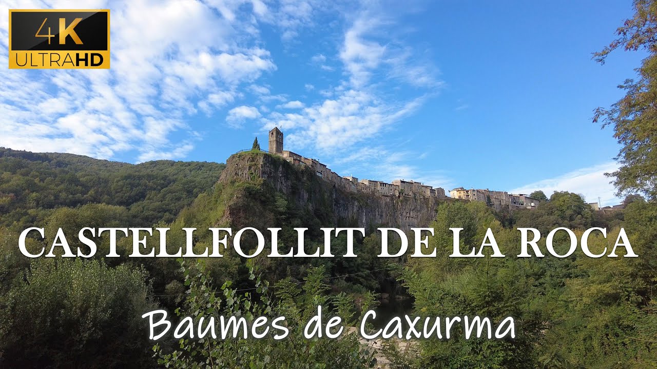 🏃 Excursión Castellfollit de la Roca y Cuevas de la Caxurma ⛰️ Zona volcanica.