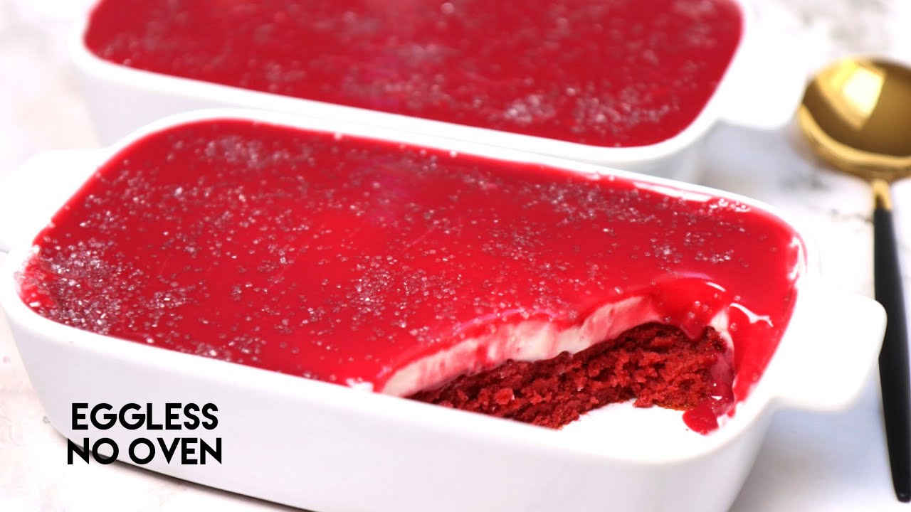 Red velvet cake dessert - simple, easy & unique