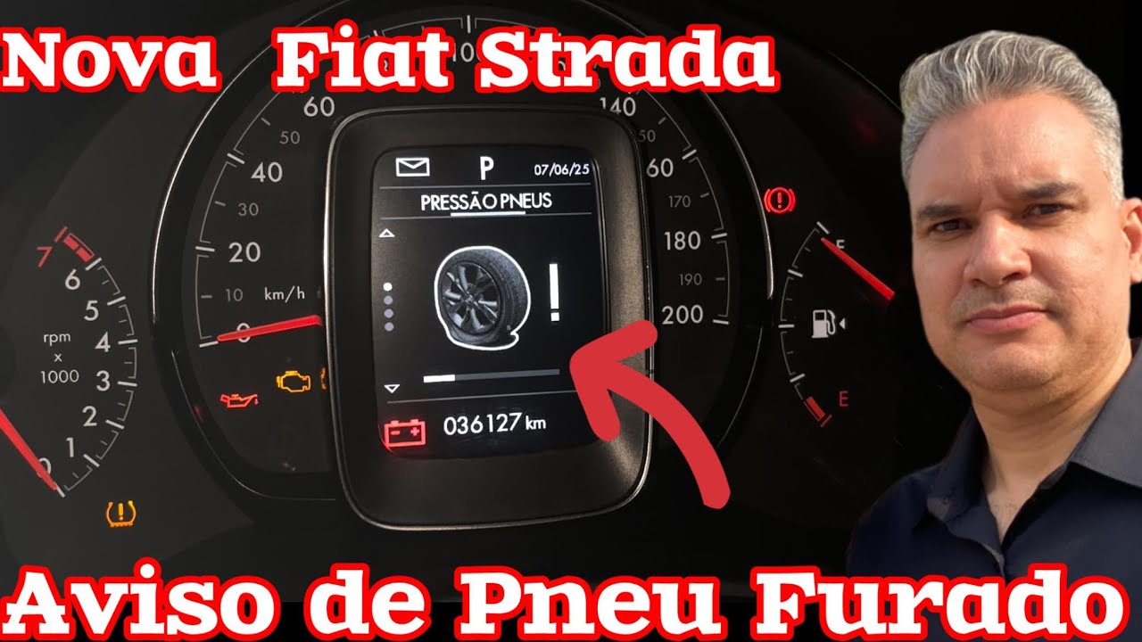 NOVA FIAT STRADA |  Como Programar a Pressão dos PNEUS