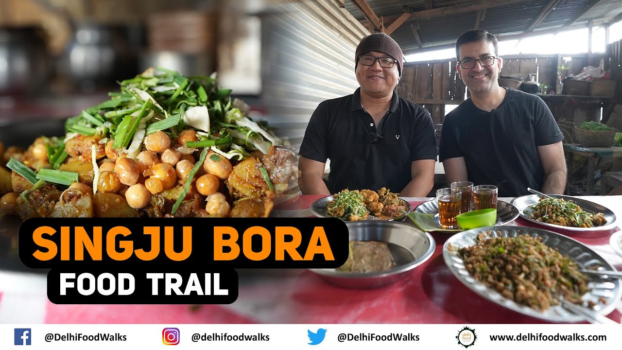 Manipur Singju Bora (Snacks) Food Trail l Paknam + Pakoda Thongba + Aalu Saak + Cha Ngang + Mimi