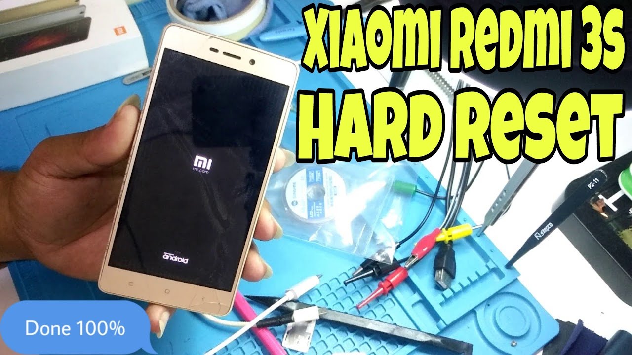 Xioami redmi 3S Hard Reset