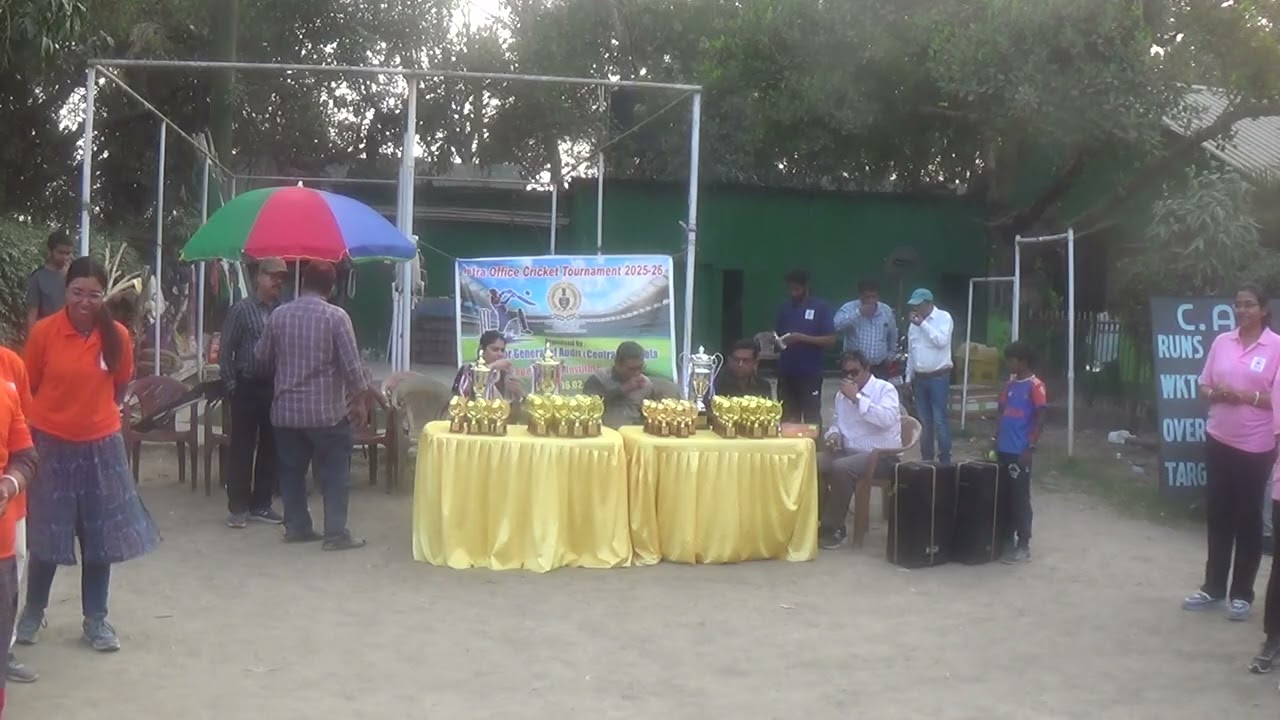 Prize Distribution for Inter Sectional Cricket Tournament 2025-26 Part - 1