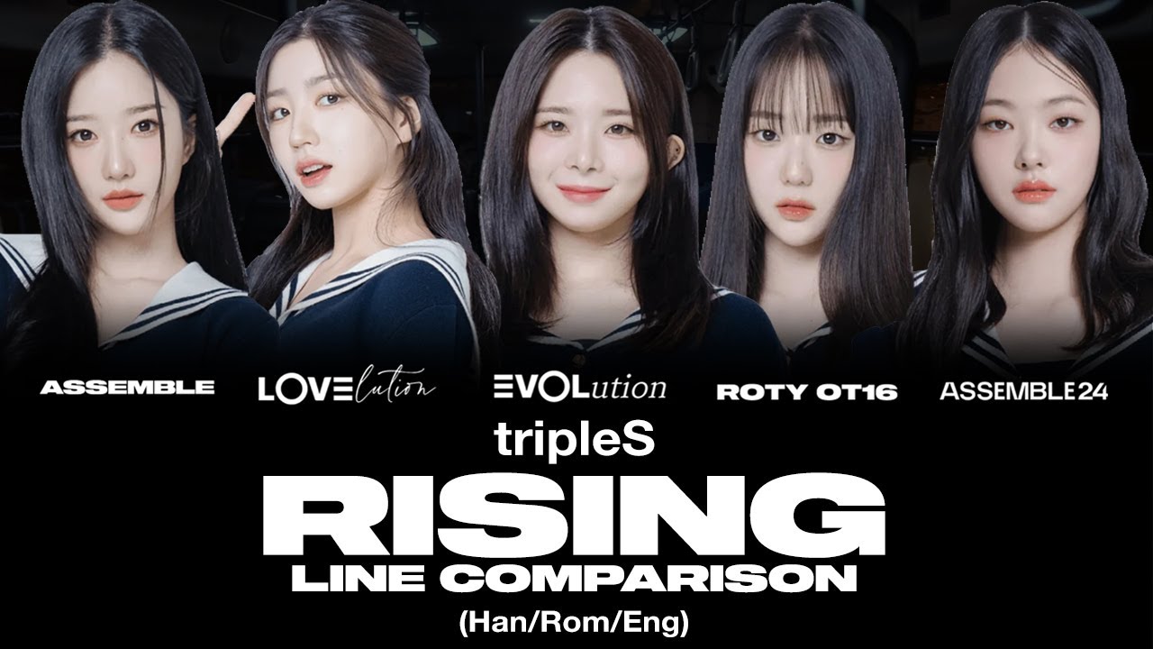 [OT24 UPDATE] tripleS 트리플에스 Rising - Line Comparison (OT10 / LOVElution / EVOLution /  OT16 / OT24)