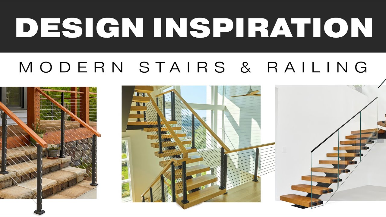 Floating Stairs and Modern Railing Design Inspiration for 2022
