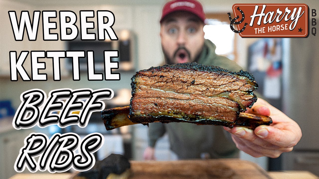 Texas Beef Ribs Smoked on the Weber Kettle | Harry the Horse BBQ