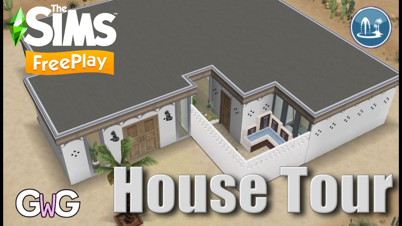 The Sims Freeplay — Экскурсия по дому «Кактусовая пещера»