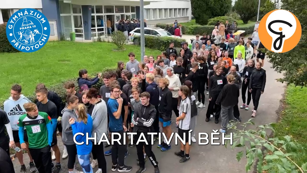 Charitativní běh 2024 GSG Přípotoční pro Gymnázium Jeseník
