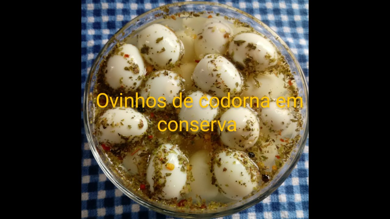 Como fazer conserva de ovo de codorna