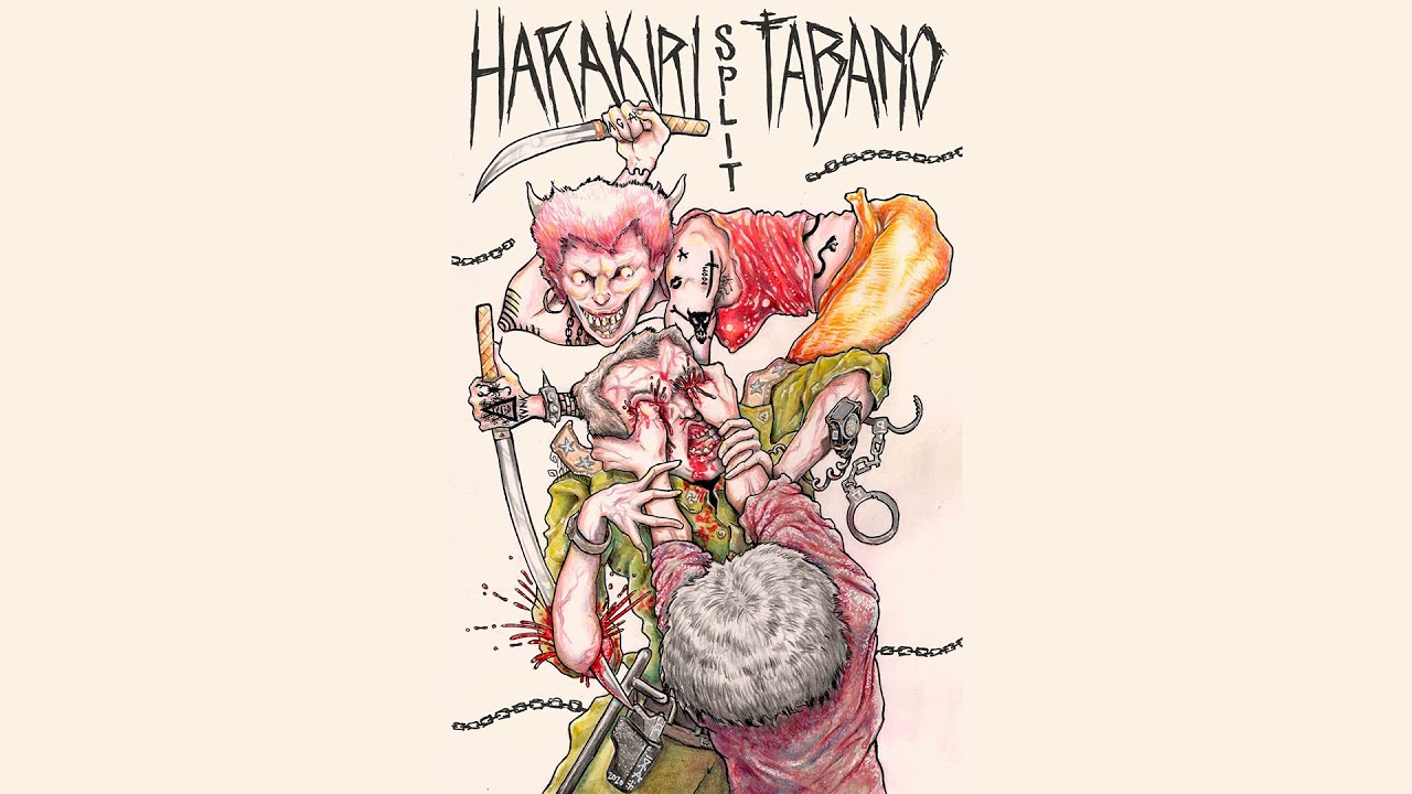 HARAKIRI / TÁBANO - Rabioso Punk de Combate (2022) [Full Split]