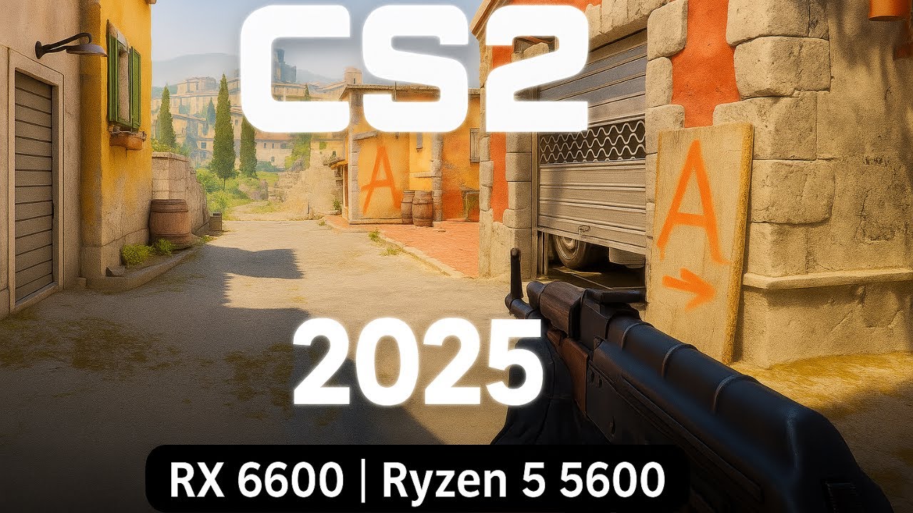 CS2 RX 6600 + Ryzen 5 5600: Low vs High vs Very High Graphics 2025