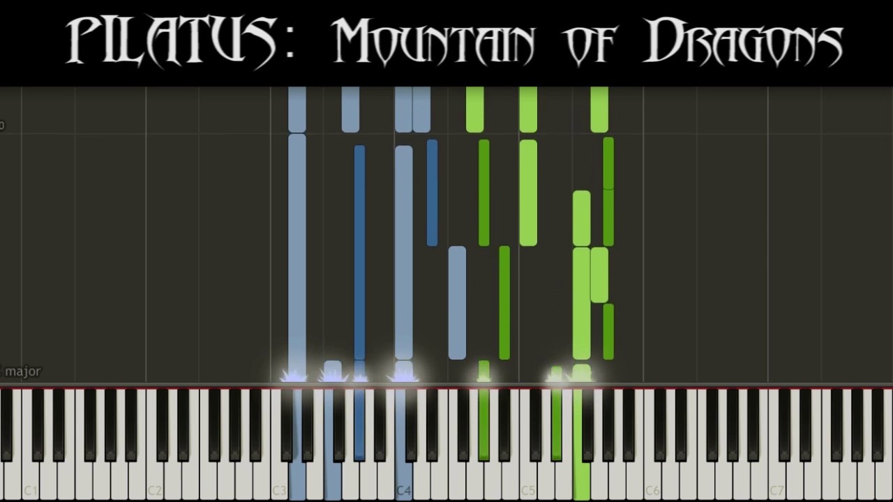 Steven Reineke - Pilatus: Mountain of Dragons [piano tutorial + sheet piano]
